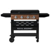 4-Burner Gas Griddle with Hood, Bronzed