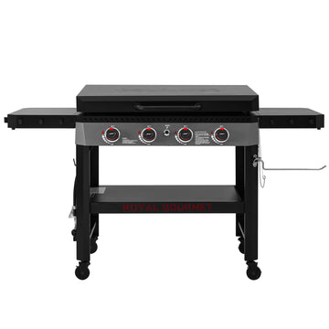 34-Inch 4-Burner Propane Gas Griddle with Hood