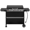 30-Inch 4-Burner Gas Griddle with Hood