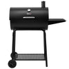 28-Inch Barrel Charcoal Grill with Side Table, 626 sq. in.