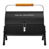 Black grill with 'Royal Gourmet' branding on a white background