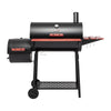 Barrel Charcoal Grill with Offset Smoker