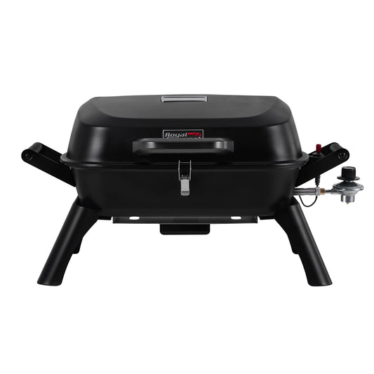 12,000 BTU Output Portable Tabletop Gas Grill, Black
