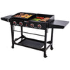 4-Burner Gas Grill & Griddle Combo