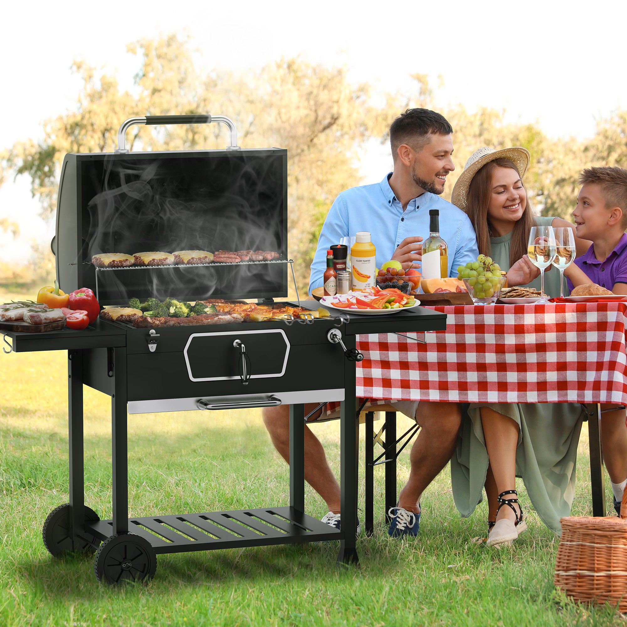 Royal Gourmet CD2030AN Deluxe 30-Inch Charcoal Grill | 746 Sq. In.