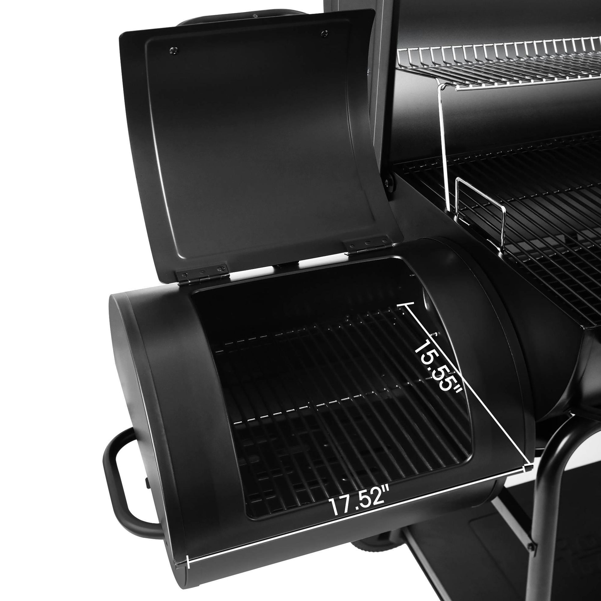 Charcoal Barrel Grill with Offset Smoker - Royal Gourmet