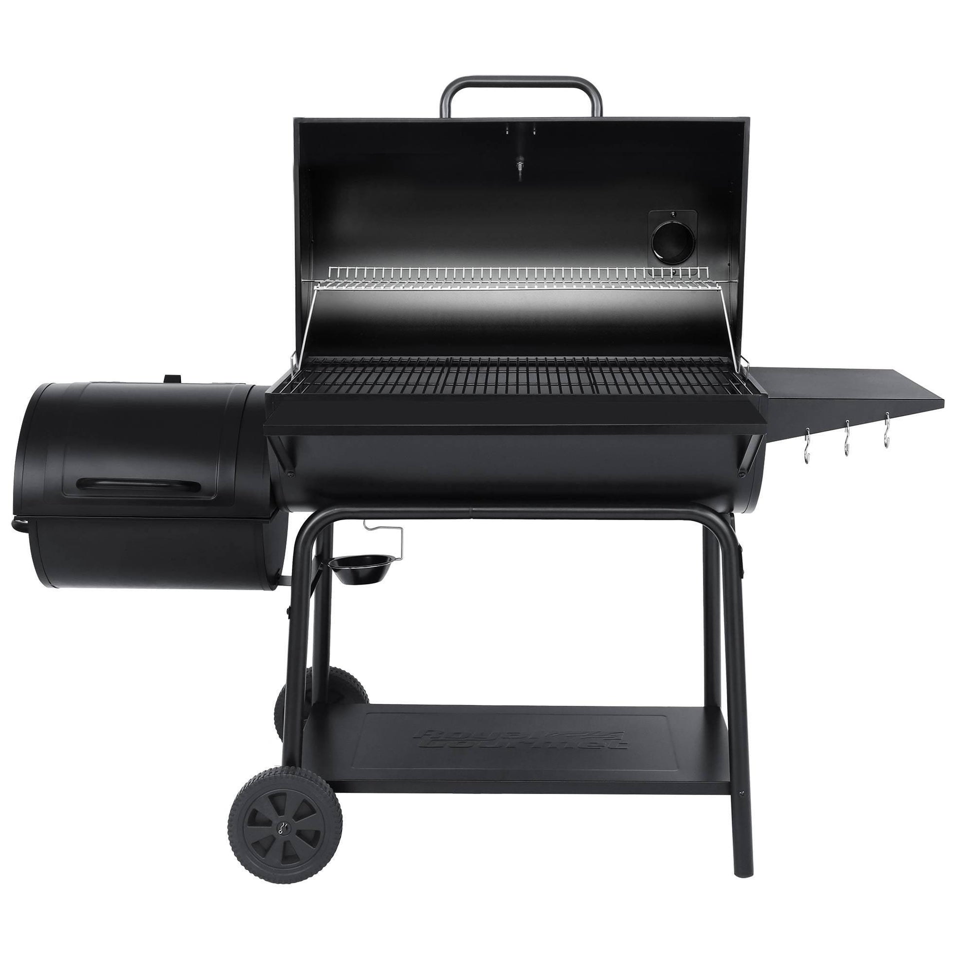 Charcoal Barrel Grill with Offset Smoker - Royal Gourmet