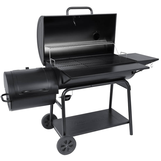 Charcoal Barrel Grill with Offset Smoker - Royal Gourmet