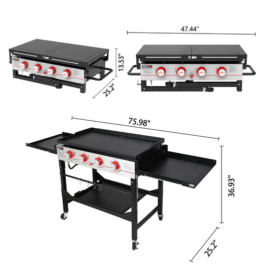 36-Inch Flat Top Gas Griddle