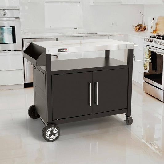 33 in. x 20 in. Outdoor Kitchen Island Cart