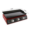 24-Inch Portable Table Top Gas Grill Griddle