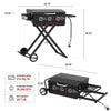 Portable Griddle with Collapsible Stand