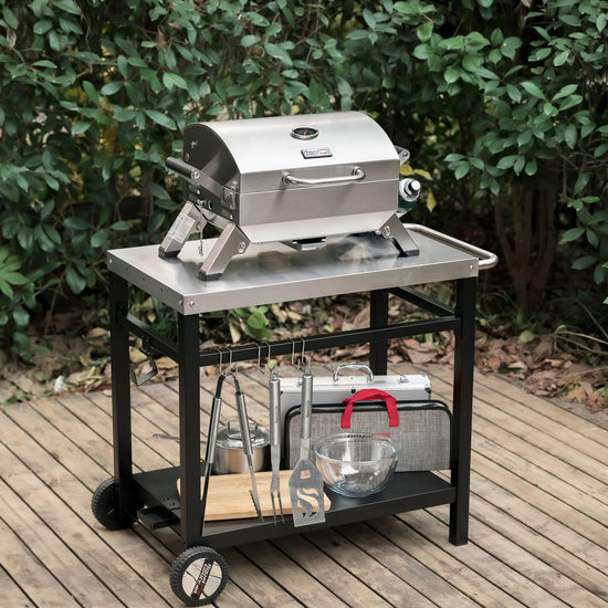 Stainless Steel Portable Gas Grill - Royal Gourmet