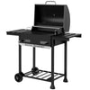 Black barbecue grill with 'Royal Gourmet' branding on a white background