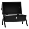 Portable Charcoal Grill in Black