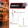 Royal Gourmet BBQ skewers set with carrying case on a white background