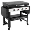 34-Inch 4-Burner Propane Gas Griddle with Hood  with 732 Sq. In.