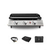 3-Burner 26,400-BTU Portable Gas Grill Griddle