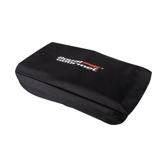 Black cushion with 'Animal Planet Gourmet' logo on a white background