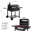 Deluxe 30-Inch Charcoal Grill with Cover