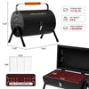 Portable Charcoal Grill | 147 sq. in. | Foldable & Lightweight