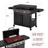 Premium 4-Burner Gas Griddle with Hood