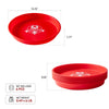 15-Inch Crawfish Plates for Outdoor & Indoor