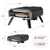 Portable Gas Pizza Oven with 13-Inch Pizza Stone